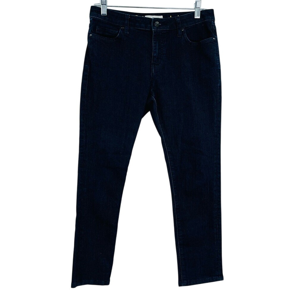 Kate Spade Broome Street Jeans Womens 28 Blue Dark Wash Slim Minimalist Preppy